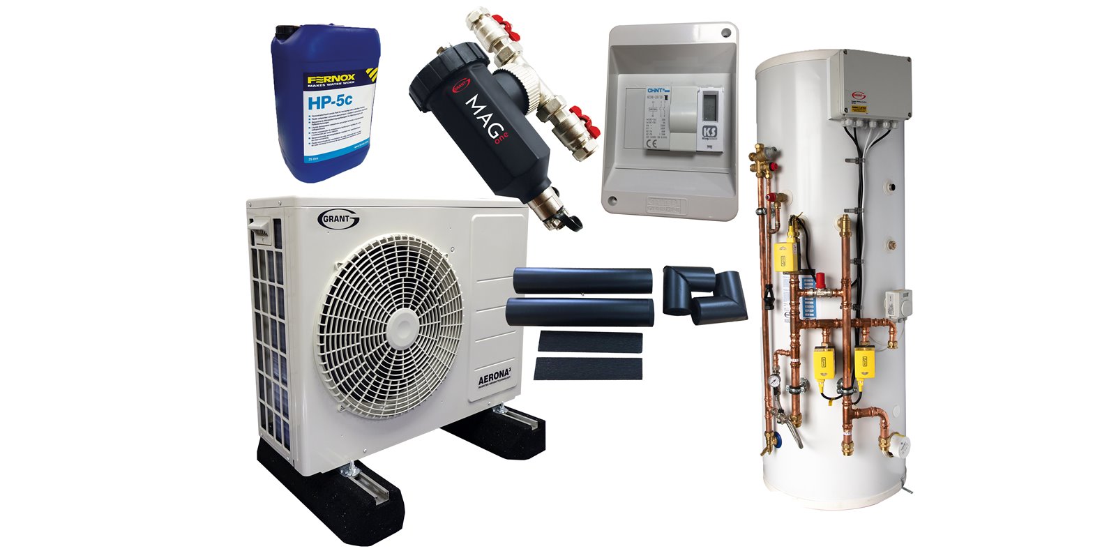 Grant Aerona³ Range of Heat Pump Accessories | Grant Ireland