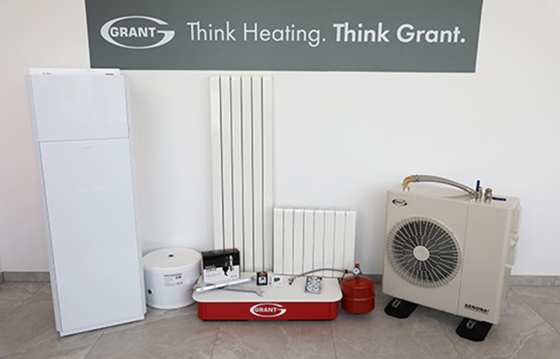 Package 3 Example – Heat pump, cylinder & aluminium radiators.